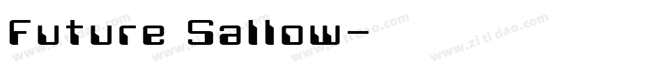 Future Sallow字体转换
